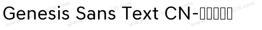 Genesis Sans Text CN字体转换
